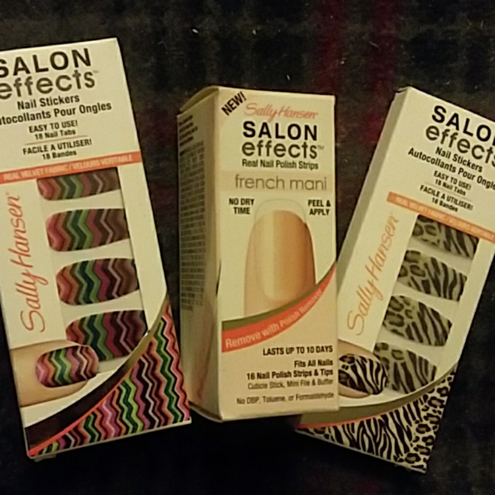 🌺$5🌺Salon effects nail stickers (sally hansen)